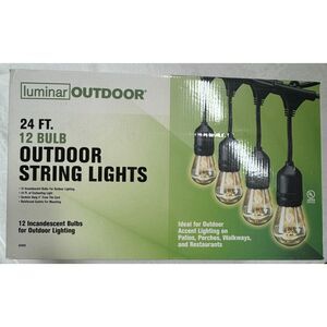 NWT-Outdoor String Lights by Luminar